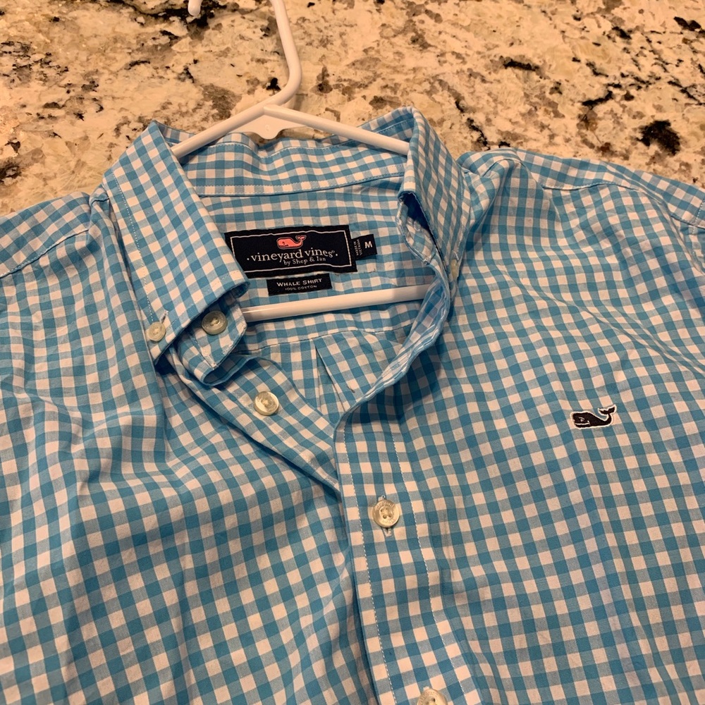 🐳Vineyard Vines Whale Shirt Gingham